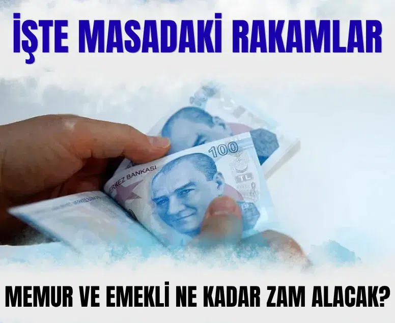 Ocak 2027 memur ve emekli zam oranları hesaplandı