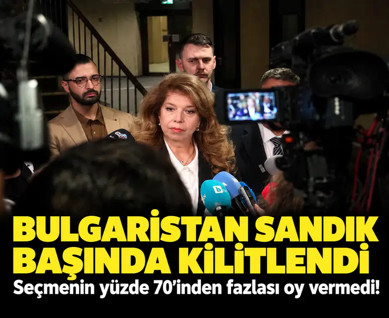 Bulgaristan sandık başında kilitlendi: Seçmenin yüzde 70'inden fazlası oy vermedi!
