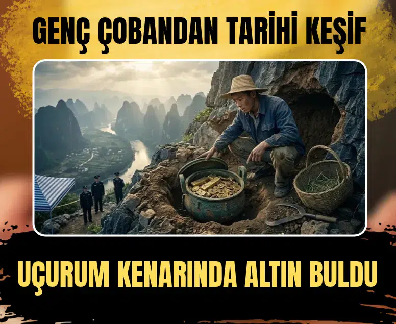 Çin'de uçurum kenarında Tang Hanedanlığı'na ait 68,5 kilo altın bulundu