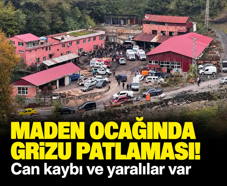 Maden ocağında grizu patlaması! Can kaybı ve yaralılar var