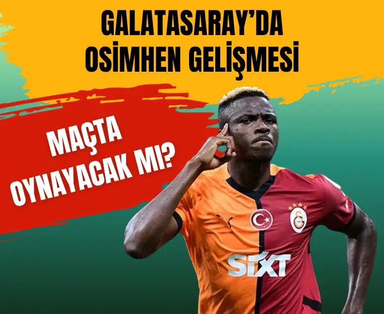 Galatasaray'da Victor Osimhen gelişmesi: Kasımpaşa maçında oynayacak mı?