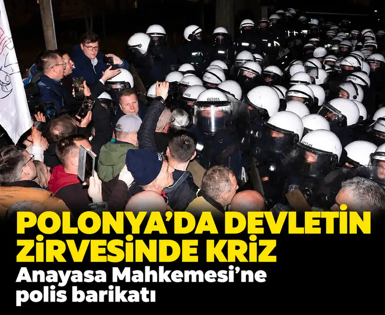 Polonya'da devletin zirvesinde kriz: Anayasa Mahkemesi’ne polis barikatı