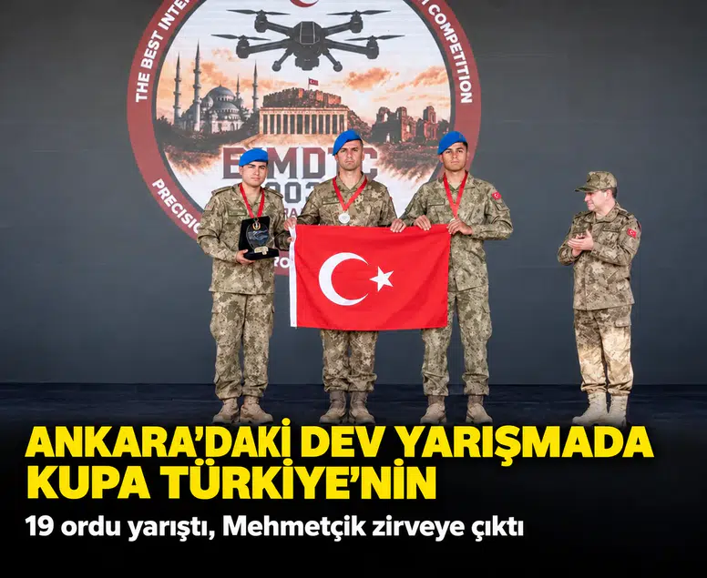 Ankara'daki dev yarışmada kupa Türkiye'nin: 19 ordu yarıştı, Mehmetçik zirveye çıktı