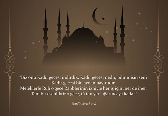 2020 Kadir Gecesi Resimli Mesajları - Kadir Geceniz Mübarek Olsun 3