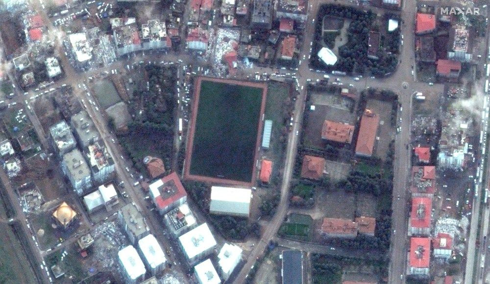 Depremdeki tahribat uydu görüntülerine yansıdı! Öncesi ve sonrası paylaşıldı… 9