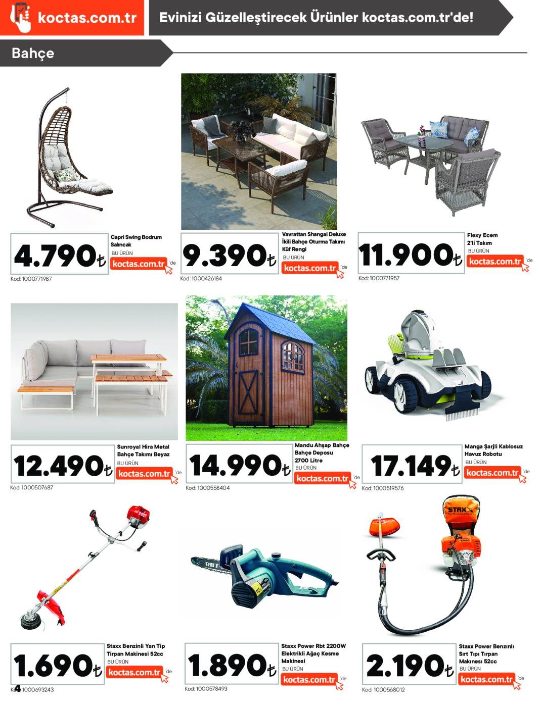 Koçtaş 11 Mayıs /07 Haziran Güncel Aktüel Katalog 46