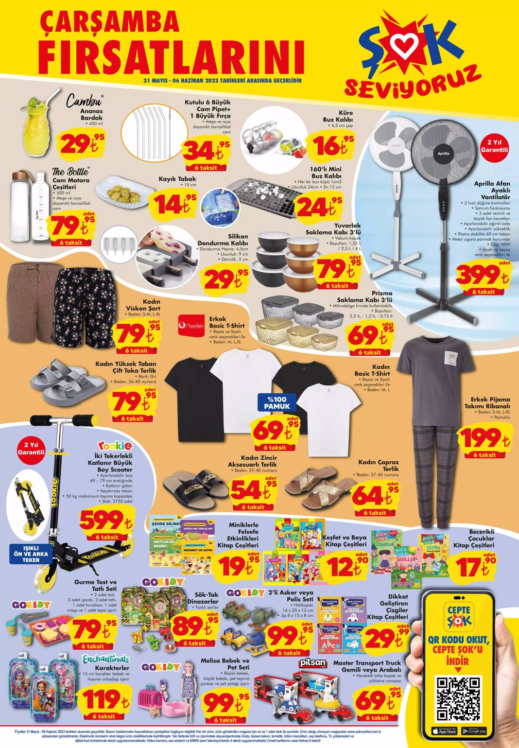 Evini Yenilemek İsteyenler Bugün Satışta I Şok 31-06 Haziran Aktüel Katalog 1