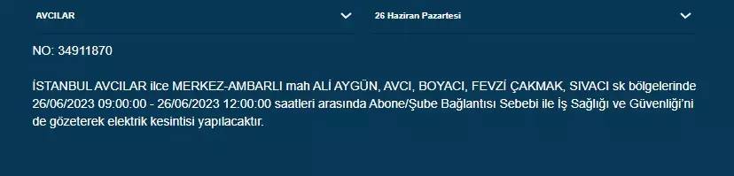 Yarın O İlçeler Karanlığa Gömülecek 1