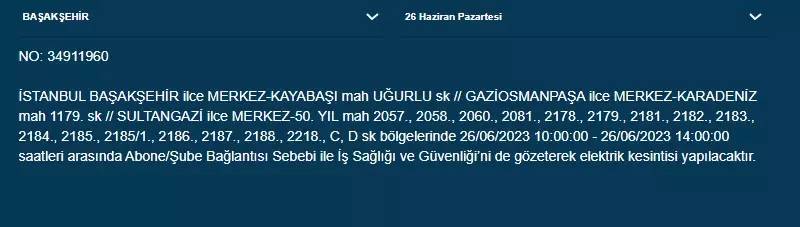 Yarın O İlçeler Karanlığa Gömülecek 3