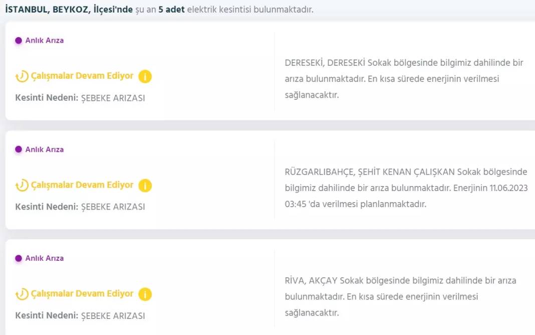 İstanbul'da Bugün O İlçelerde Elektrik Kesintisi Olacak! 12 Haziran 2023 Pazartesi Elektrik Kesintisi 25