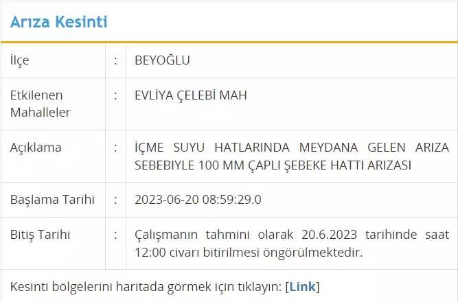 Sular Ne Zaman Gelecek! İstanbul Su Kesintisi 3