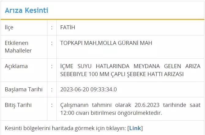 Sular Ne Zaman Gelecek! İstanbul Su Kesintisi 5