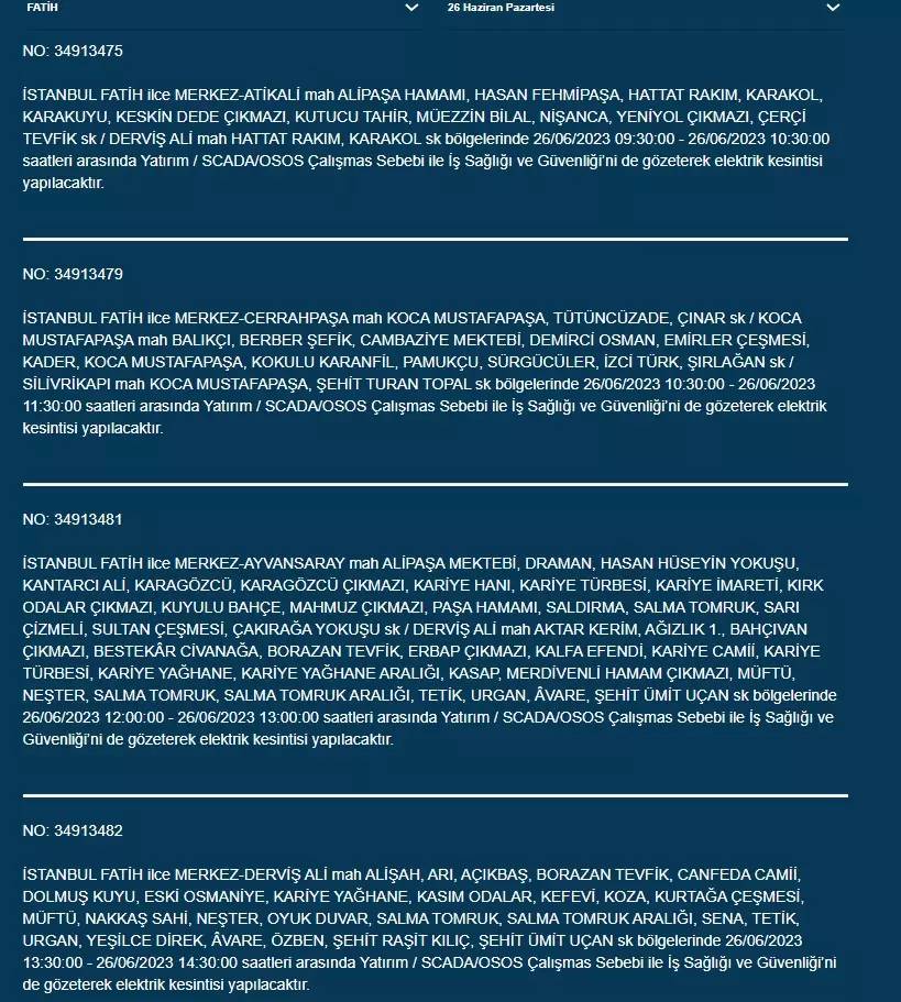 Yarın O İlçeler Karanlığa Gömülecek 4