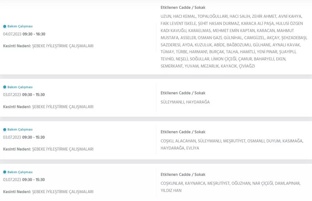 Yarın Uzun Saatli Elektrik Kesintisi Yaşanacak.. O İlçeler Dikkat! 3