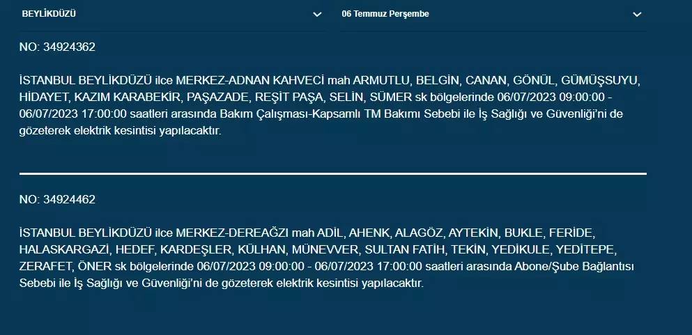 Bugün İstanbul'un Yarısı Karanlığa Teslim Olacak 7