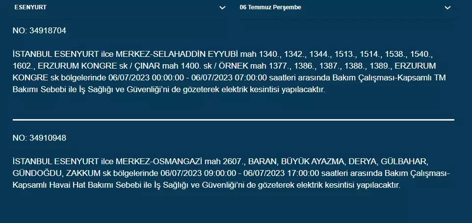 Bugün İstanbul'un Yarısı Karanlığa Teslim Olacak 11