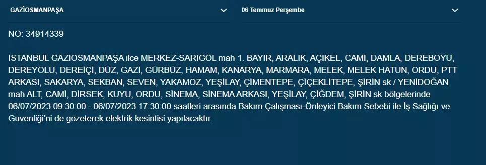 Bugün İstanbul'un Yarısı Karanlığa Teslim Olacak 14