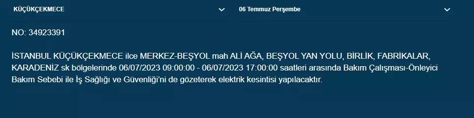 Bugün İstanbul'un Yarısı Karanlığa Teslim Olacak 15