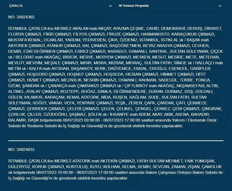 Bugün İstanbul'un Yarısı Karanlığa Teslim Olacak 9