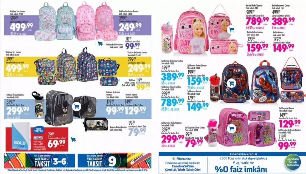 CarrefourSA'da Okul İhtiyaçları Kırtasiye İndirimi Başladı 7