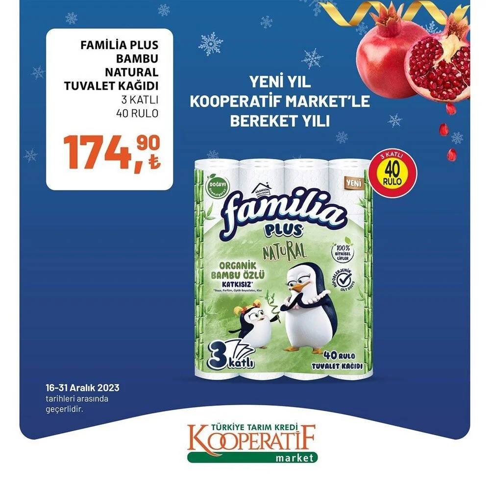 Tarım Kredi Kooperatif Market 16-31 Aralık 2023 kataloğu, bu hafta hangi ürünler indirimde? 12