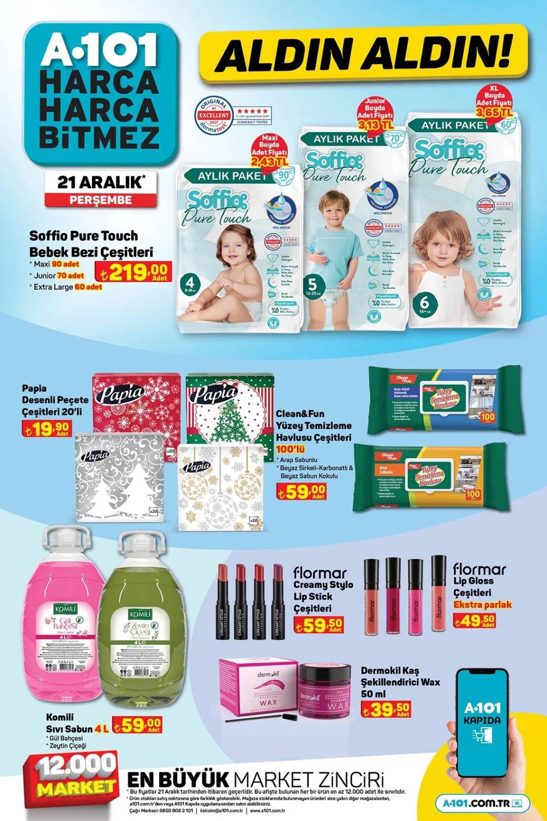 A101 21 Aralık 2023 kataloğu, bu hafta yılbaşına özel süsleme ve dekorasyon ürünleri geliyor! 2