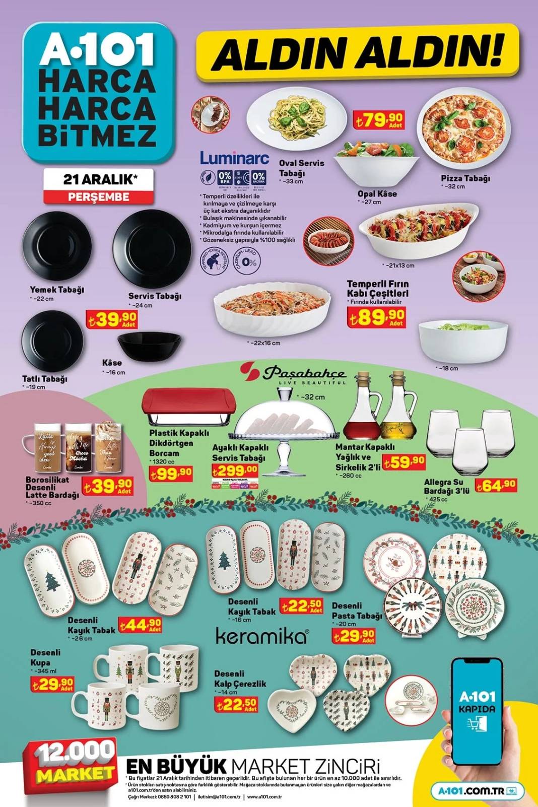 A101 21 Aralık 2023 kataloğu, bu hafta yılbaşına özel süsleme ve dekorasyon ürünleri geliyor! 5