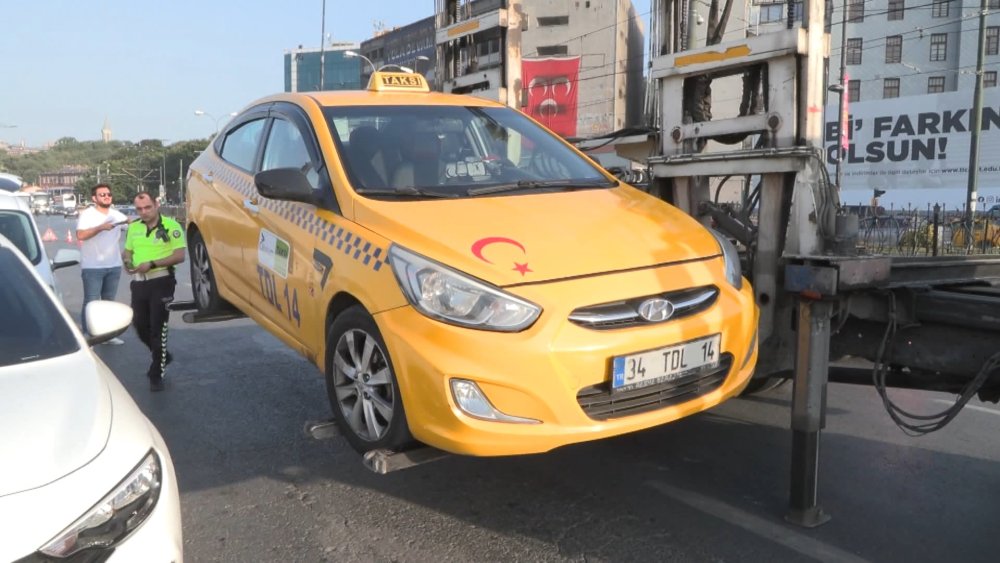 10 yılda 15 kez alkollü yakalanan taksici İBB'yi tehdit etmiş!