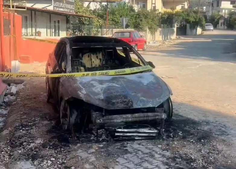 2 otomobili kundaklayan şüpheli tutuklandı