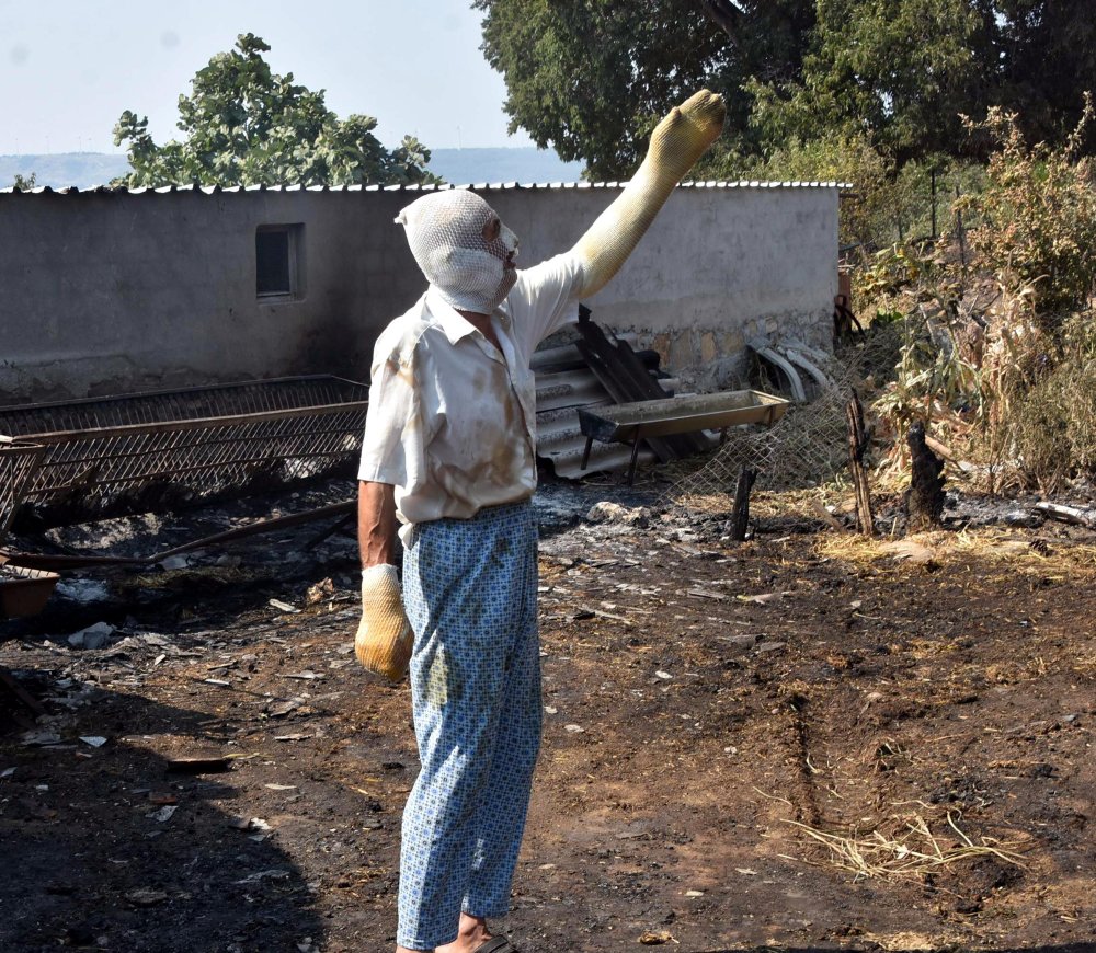 Hayvanların kurtarmak isterken ölümden döndü