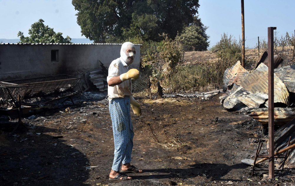Hayvanların kurtarmak isterken ölümden döndü