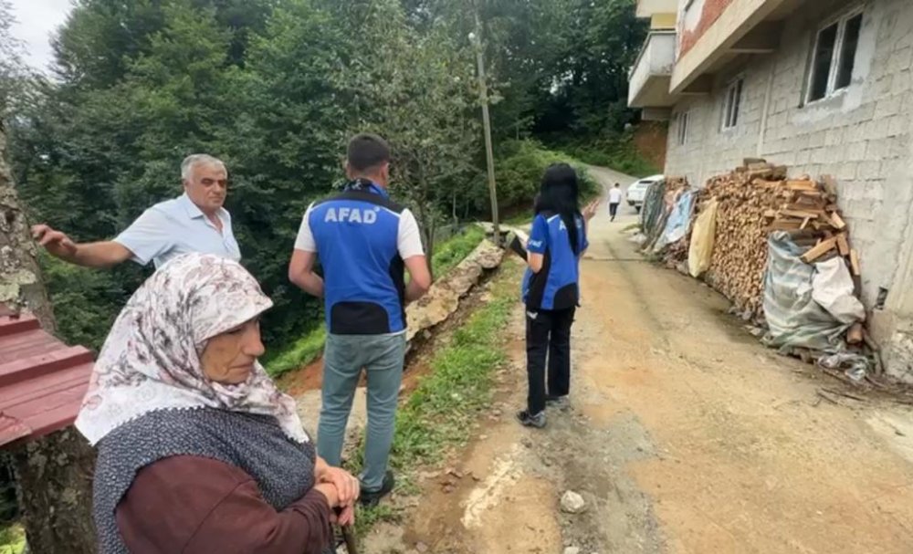 Rize'de sel ve heyelanların verdiği zarar ortaya çıktı