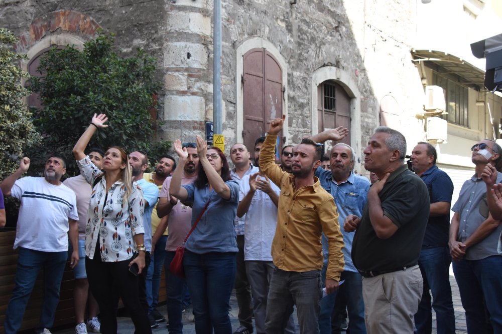 'S' plaka sahiplerinden 'atletli' eylem