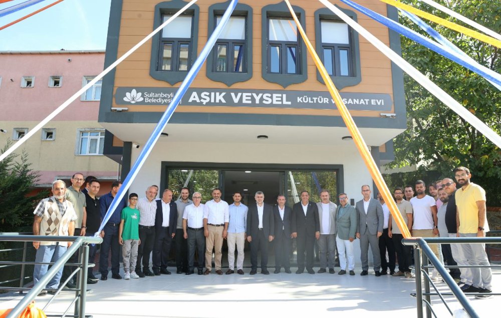 Sultanbeyli’de Aşık Veysel Kültür ve Sanat Evi açıldı