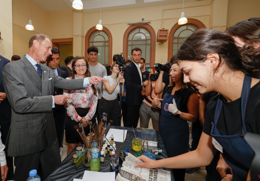 Edinburgh Dükü Prens Edward'dan Kabataş Erkek Lisesi'ne ziyaret