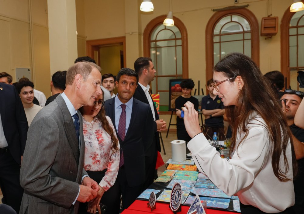 Edinburgh Dükü Prens Edward'dan Kabataş Erkek Lisesi'ne ziyaret