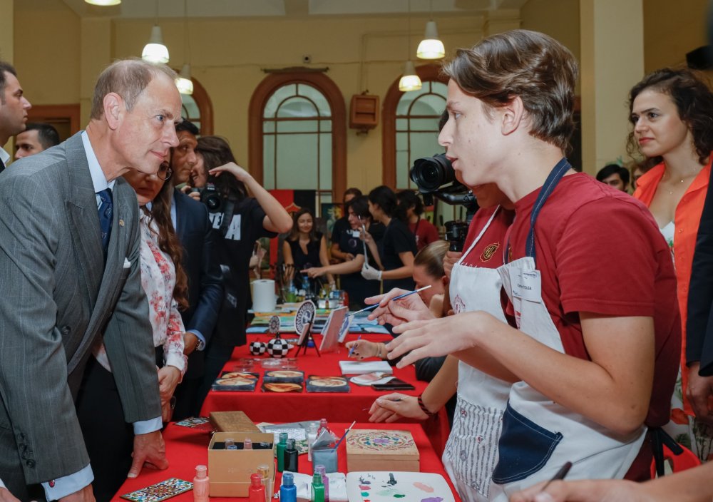 Edinburgh Dükü Prens Edward'dan Kabataş Erkek Lisesi'ne ziyaret