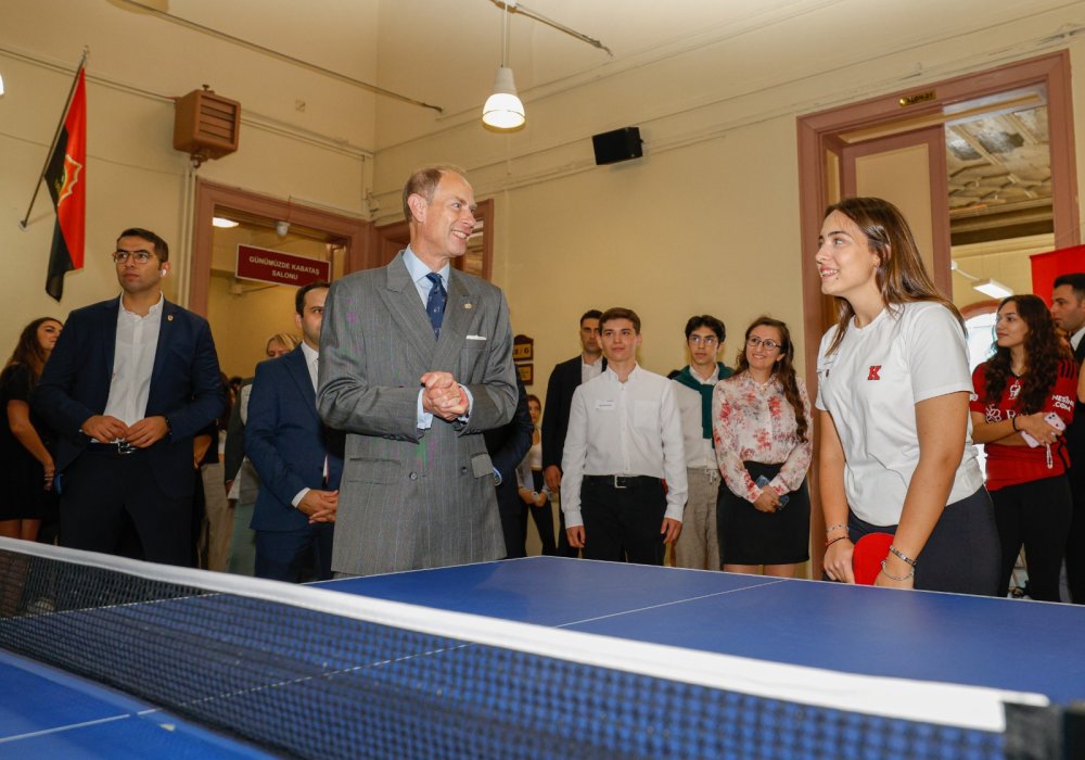 Edinburgh Dükü Prens Edward'dan Kabataş Erkek Lisesi'ne ziyaret