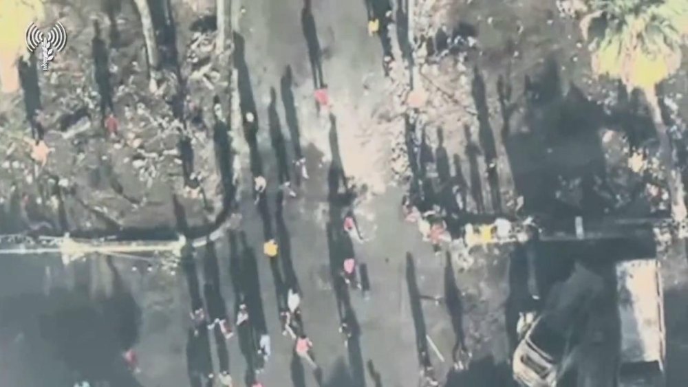 İsrail, hastanenin havadan görüntülerini yayınladı