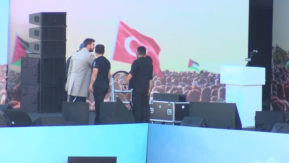 Büyük Filistin Mitingi için hazırlıklar tamamlandı