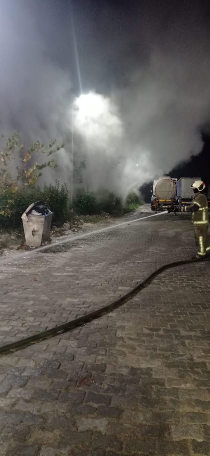 Tankerden 25 ton hidrojen gazı sızdı