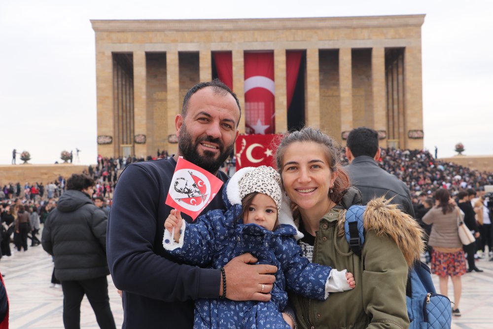 Vatandaşlar Ata'sına koştu...