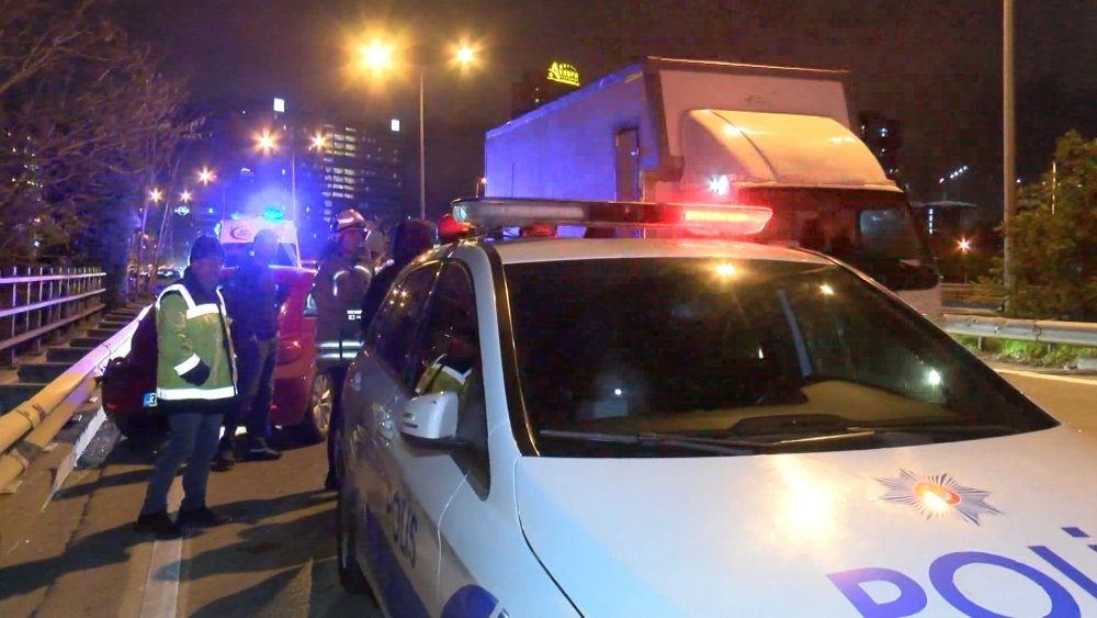 Takla atan araçtan burnu bile kanamadan çıktı!