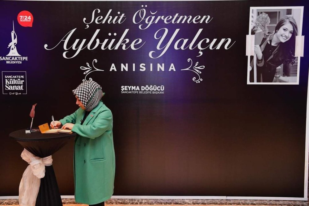 Şehit öğretmen Aybüke Yalçın'ın hayatını anlatan film Sancaktepe'de gösterildi