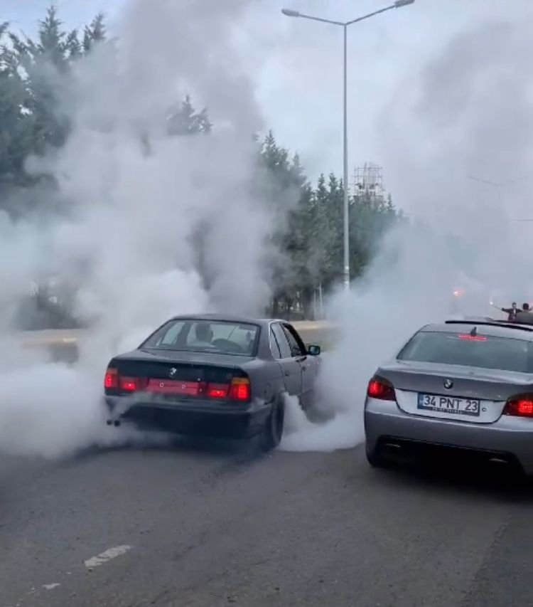 Drift görüntüleri paylaşan sürücüye ceza