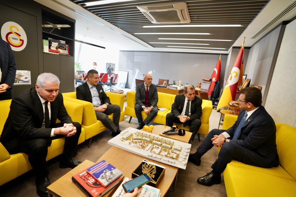 Ekrem İmamoğlu, Dursun Özbek’i ziyaret etti