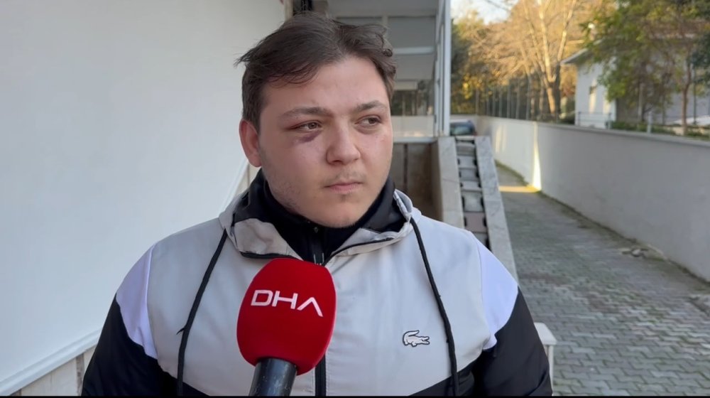 Motokuryeyi 2 kişi darp etti!