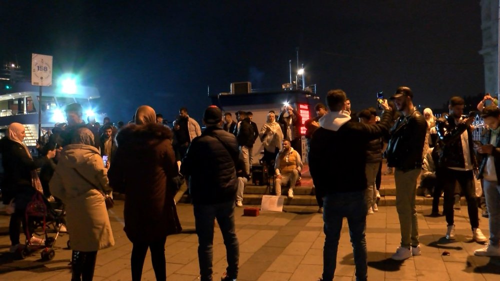 Ortaköy'de yılbaşı yoğunluğu