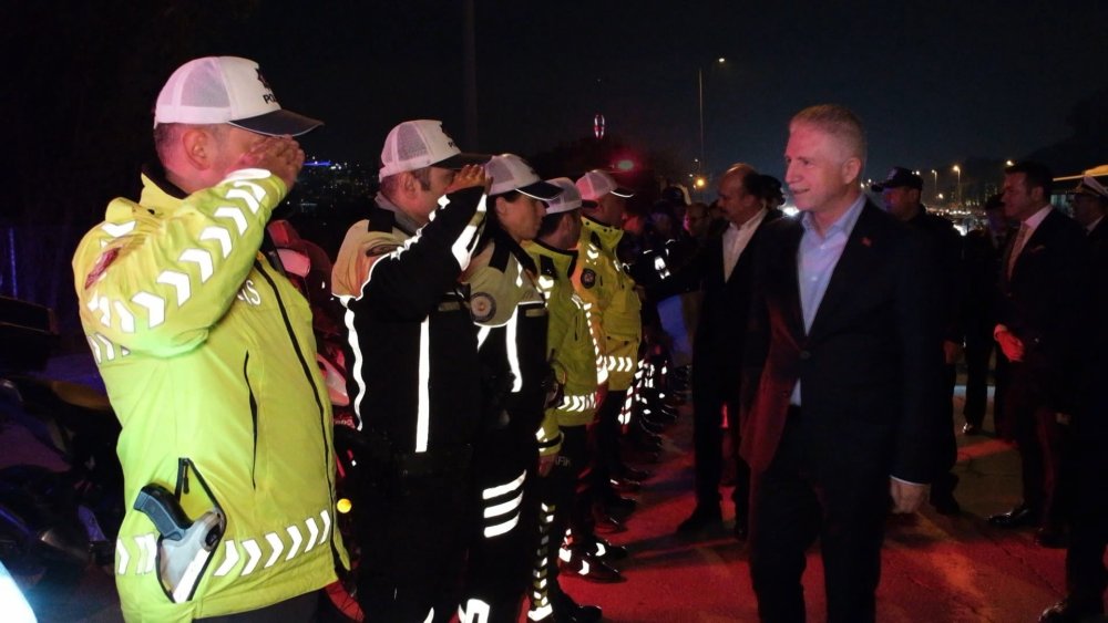 Vali Gül'den yılbaşı denetim noktalarına ziyaret