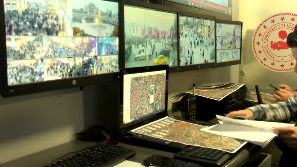 Yılbaşı kutlamalarına kameralı takip